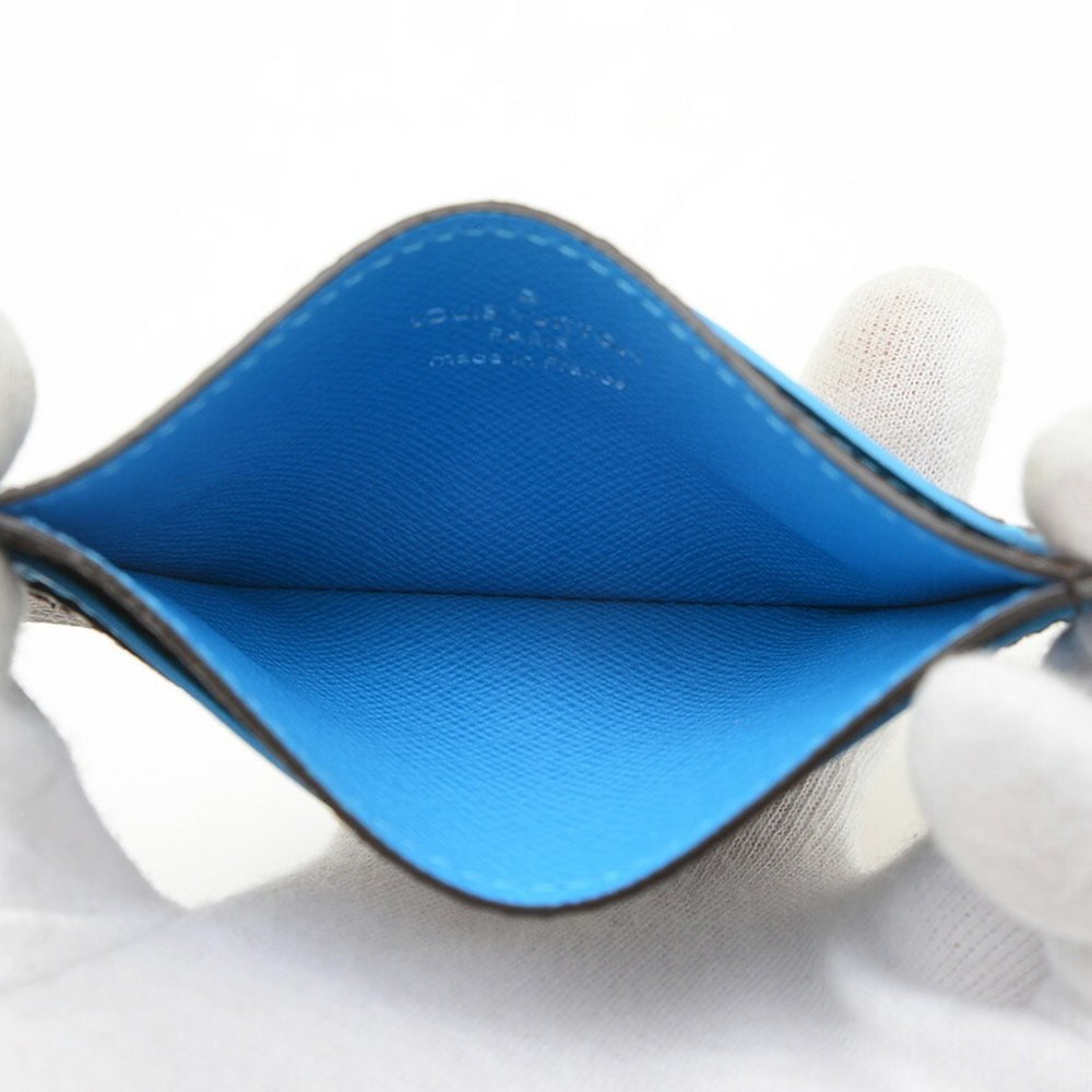 LOUIS VUITTON Blue Monogram Card Case Holder M12838 - Picture 3 of 4